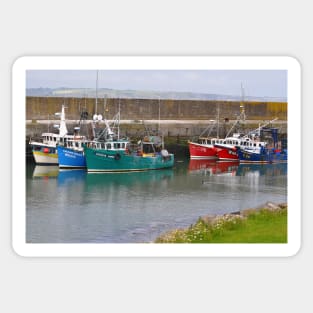 Helvick harbour Sticker